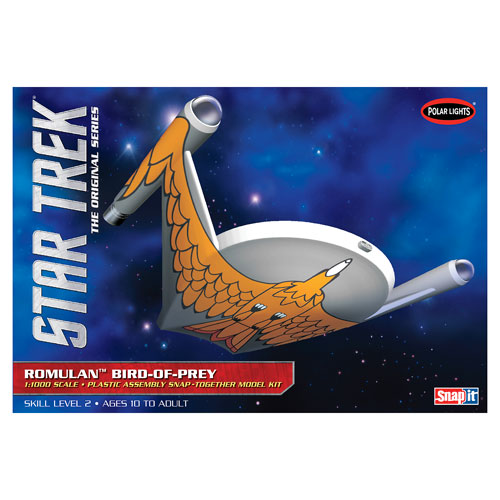 Star Trek Romulan Bird of Prey Snap-Fit Model Kit